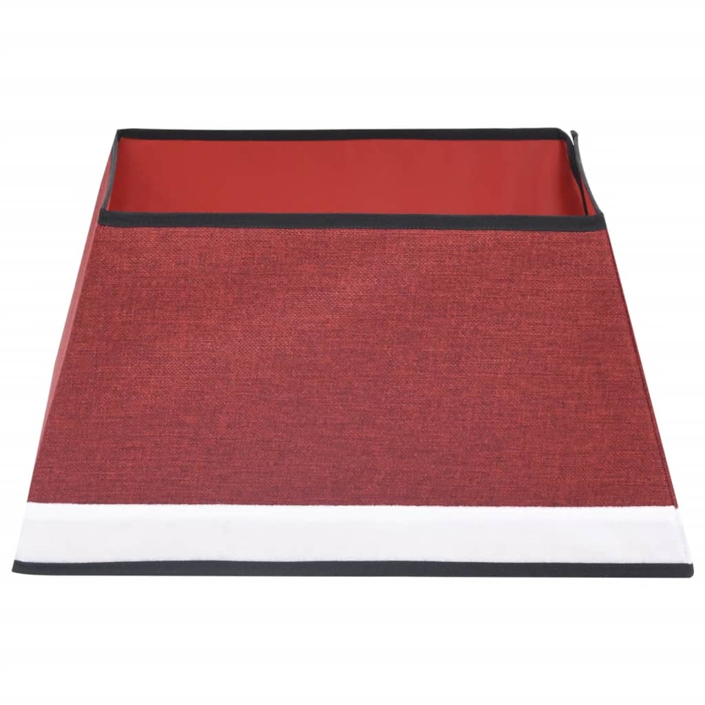 Weihnachtsbaumrock Rot und Weiß 48x48x25 cm - Pazzar.ch