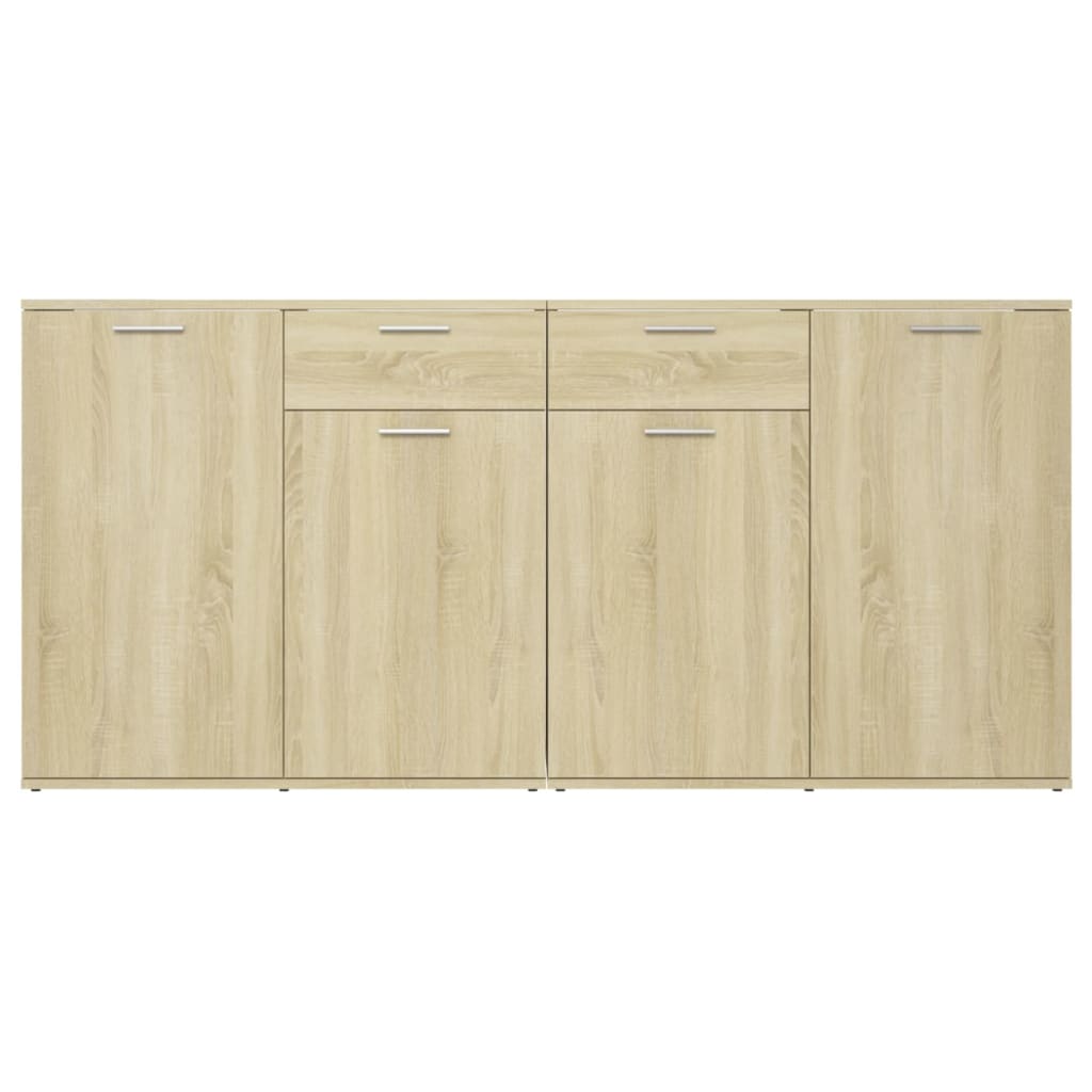 Sideboard Sonoma-Eiche 160x36x75 cm Holzwerkstoff - Pazzar.ch
