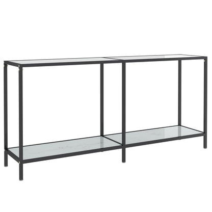 Konsolentisch Weiß 160x35x75,5 cm cm Hartglas - Pazzar.ch