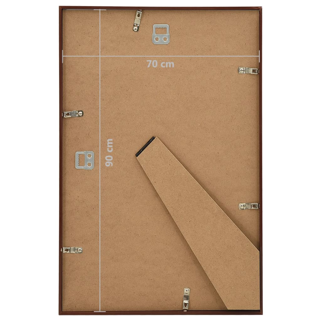 Bilderrahmen Collage 3 Stk. für Wand Tisch Bronze 70x90 cm MDF - Pazzar.ch