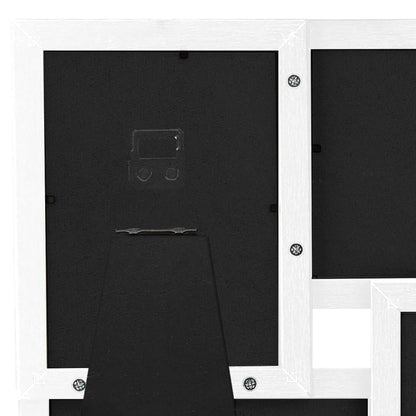 Collage Bilderrahmen für 4x(10x15 cm) Fotos Weiß MDF - Pazzar.ch