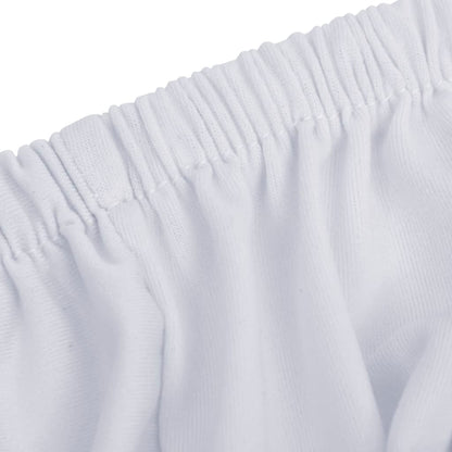 Stretch-Sofahusse Weiß Polyester-Jersey - Pazzar.ch
