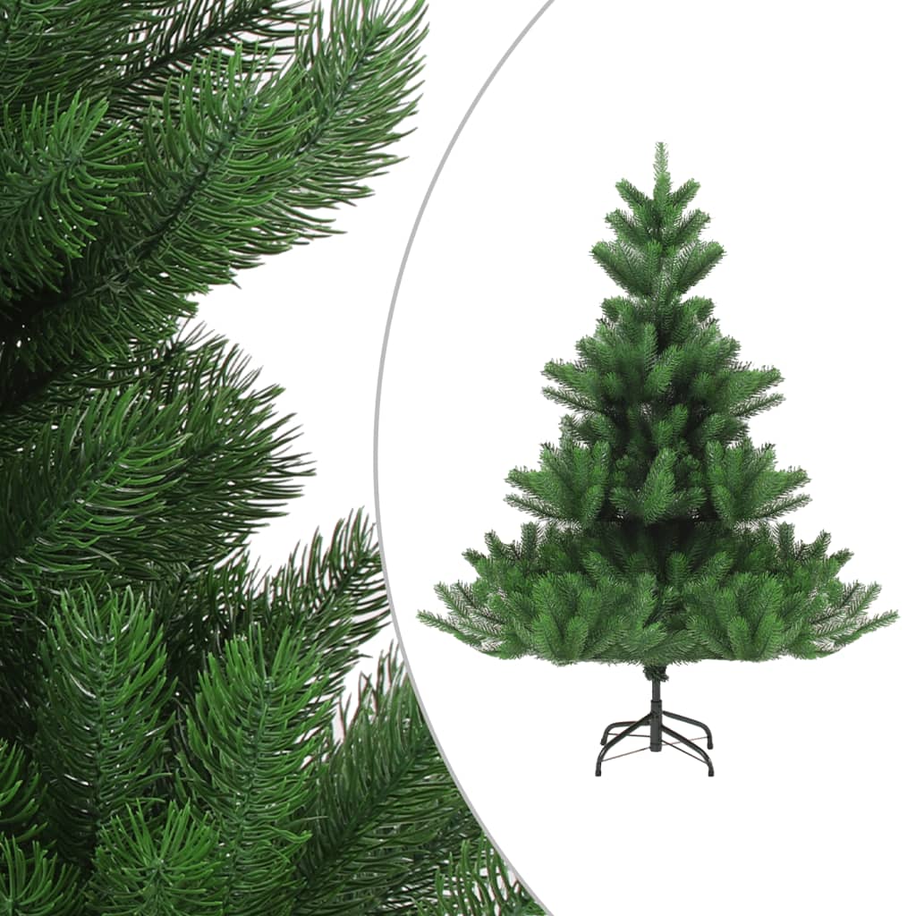 Künstlicher Weihnachtsbaum Nordmann LED & Kugeln Grün 210 cm - Pazzar.ch