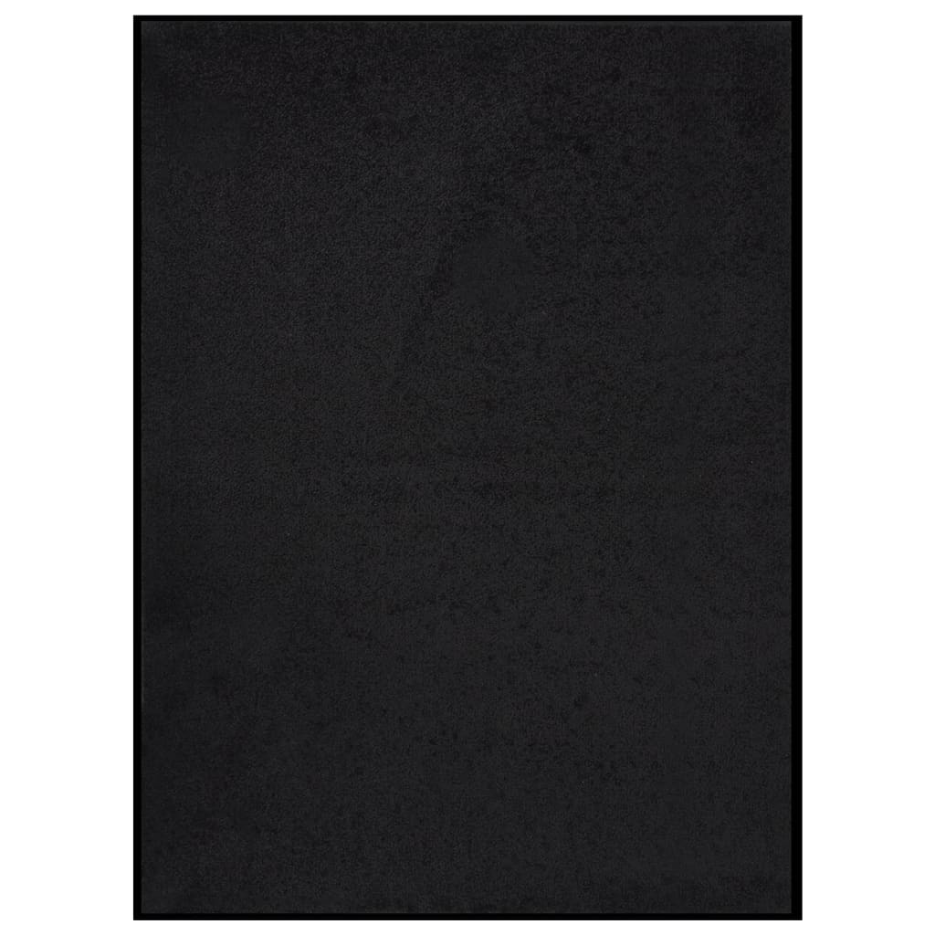Fußmatte 60x80 cm Schwarz - Pazzar.ch