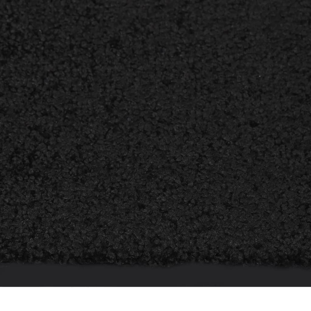 Fußmatte 60x80 cm Schwarz - Pazzar.ch