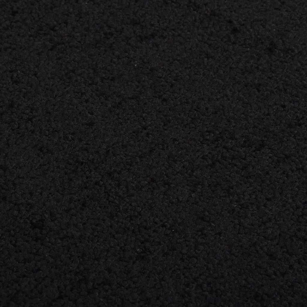 Fußmatte 60x80 cm Schwarz - Pazzar.ch