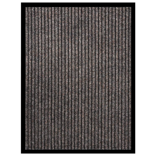 Fußmatte Gestreift Beige 60x80 cm - Pazzar.ch