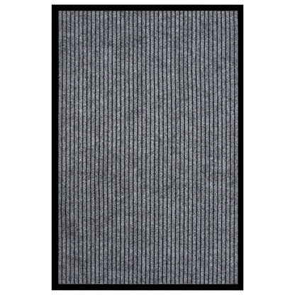 Fußmatte Grau Gestreift 80x120 cm - Pazzar.ch
