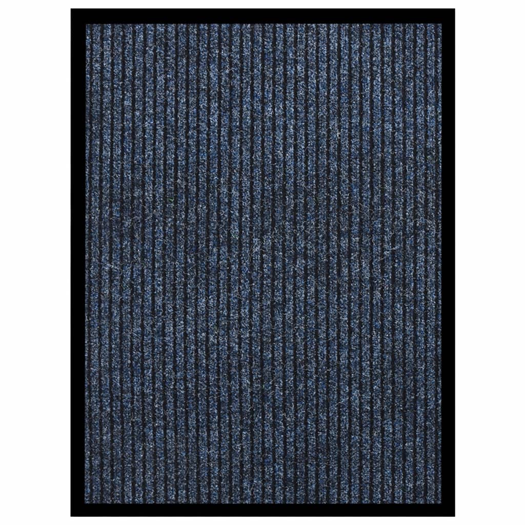 Fußmatte Gestreift Blau 60x80 cm - Pazzar.ch