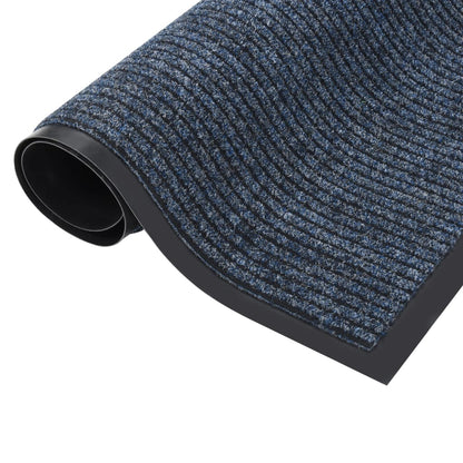 Fußmatte Gestreift Blau 80x120 cm - Pazzar.ch
