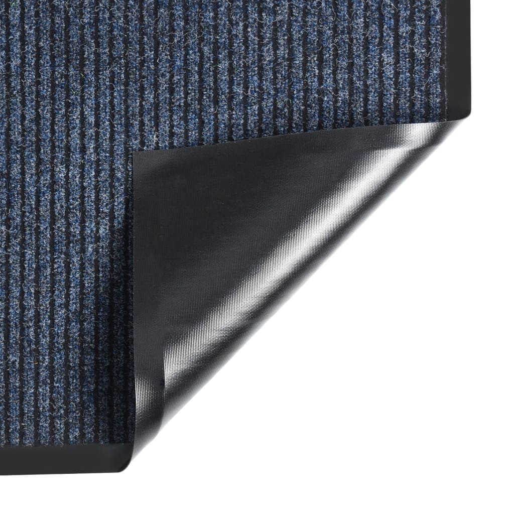 Fußmatte Gestreift Blau 80x120 cm - Pazzar.ch