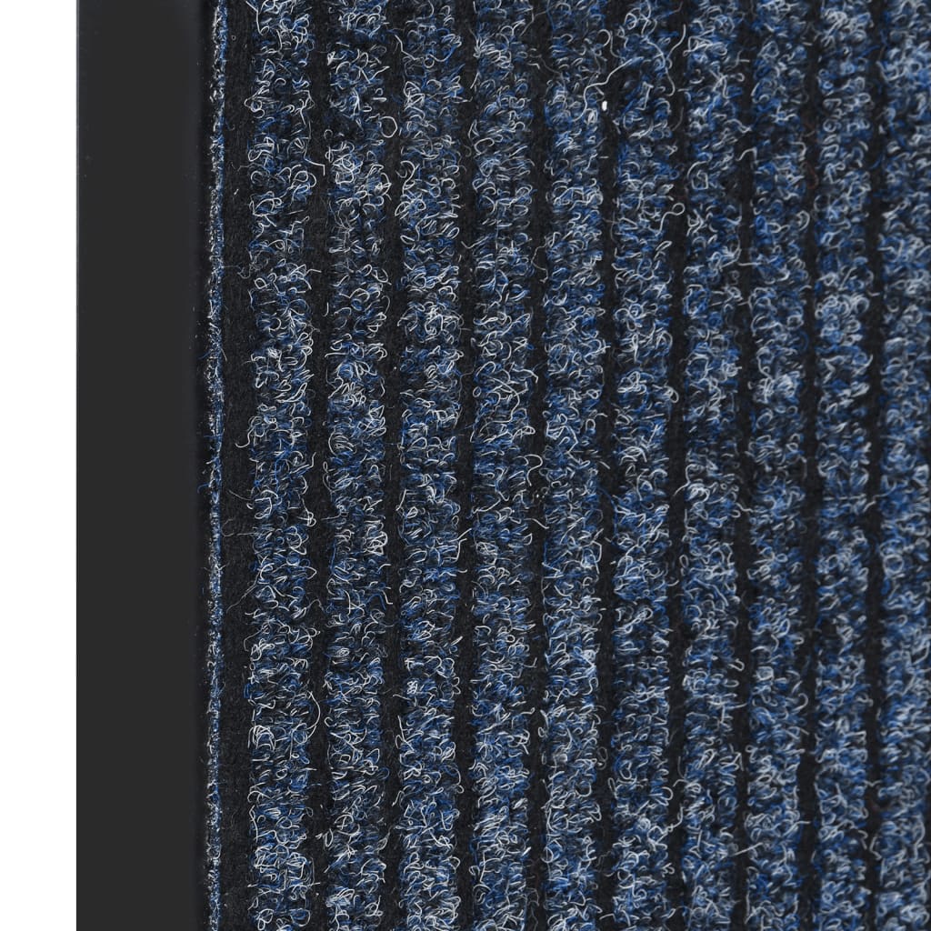 Fußmatte Gestreift Blau 80x120 cm - Pazzar.ch