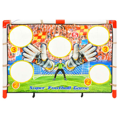 Fußballtor-Set mit Torwand 120x51x77,5 cm - Pazzar.ch