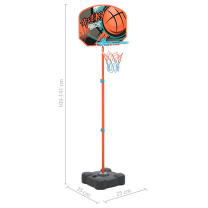 Tragbares Basketball Spiel-Set Verstellbar 109-141 cm - Pazzar.ch