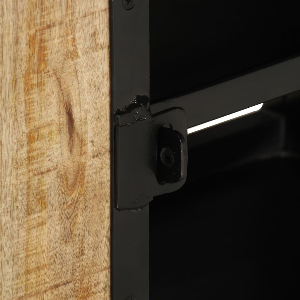 TV-Schrank 110x30x45 cm Raues Mangoholz - Pazzar.ch