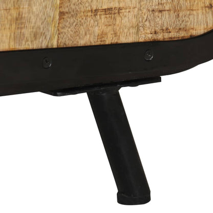 TV-Schrank 110x30x45 cm Raues Mangoholz - Pazzar.ch