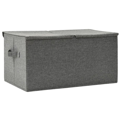 Aufbewahrungsbox Stoff 50x30x25 cm Anthrazit - Pazzar.ch