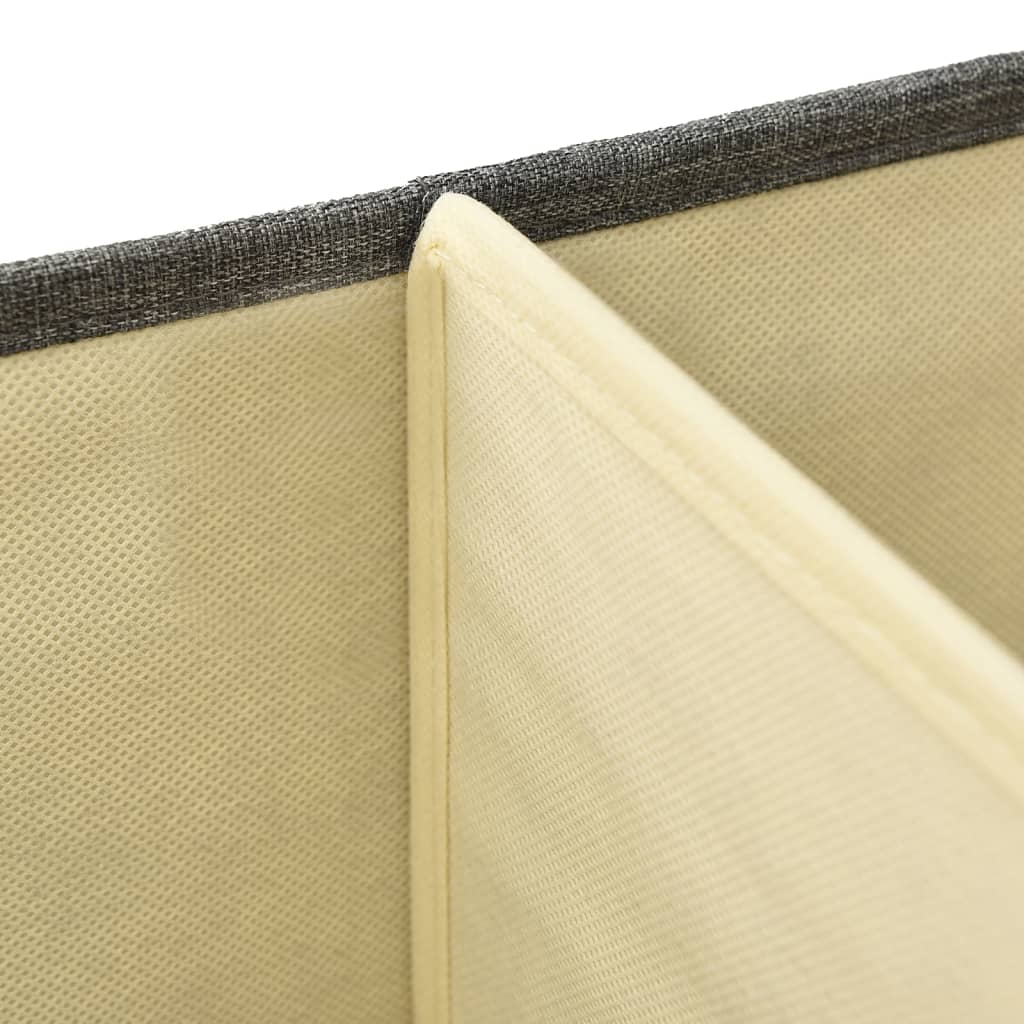 Aufbewahrungsbox Stoff 50x30x25 cm Anthrazit - Pazzar.ch