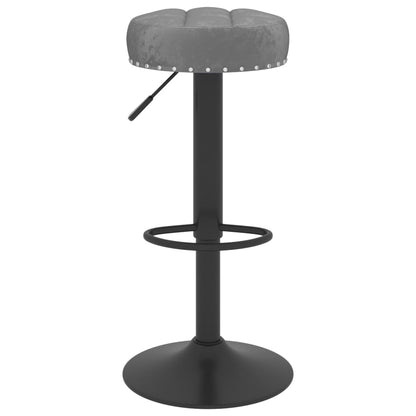 Barhocker 2 Stk. Dunkelgrau Samt - Pazzar.ch
