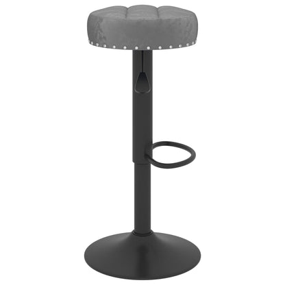 Barhocker 2 Stk. Dunkelgrau Samt - Pazzar.ch