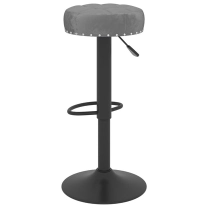 Barhocker 2 Stk. Dunkelgrau Samt - Pazzar.ch
