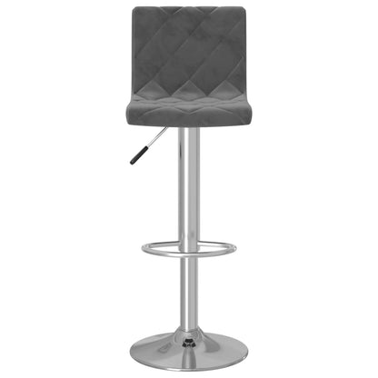 Barhocker 2 Stk. Dunkelgrau Samt - Pazzar.ch