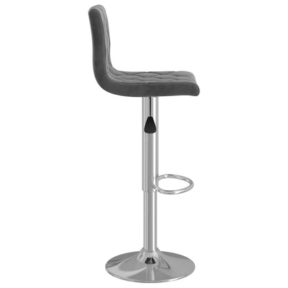 Barhocker 2 Stk. Dunkelgrau Samt - Pazzar.ch