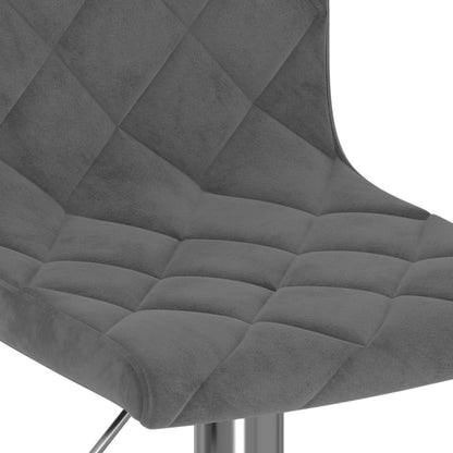 Barhocker 2 Stk. Dunkelgrau Samt - Pazzar.ch