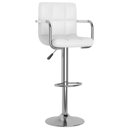 Barhocker 2 Stk. Weiß Kunstleder - Pazzar.ch