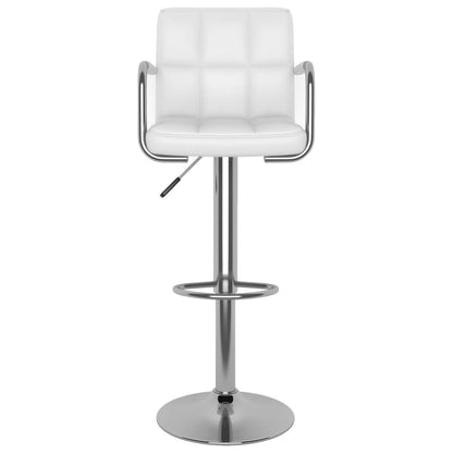 Barhocker 2 Stk. Weiß Kunstleder - Pazzar.ch