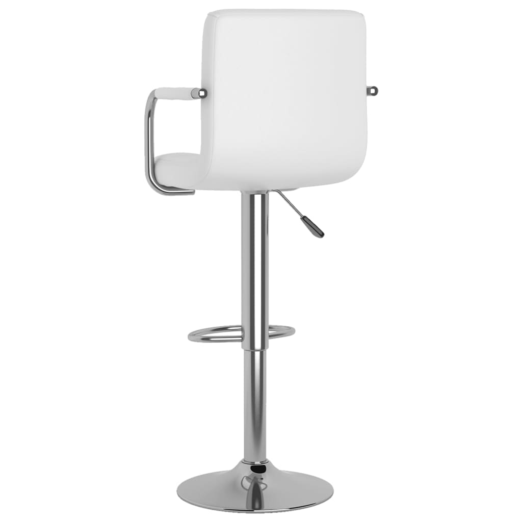 Barhocker 2 Stk. Weiß Kunstleder - Pazzar.ch