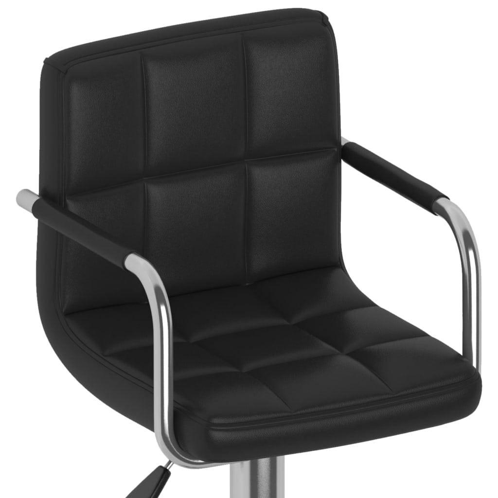 Barhocker 2 Stk. Schwarz Kunstleder - Pazzar.ch