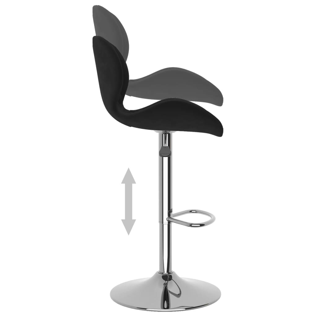 Barhocker 2 Stk. Schwarz Samt - Pazzar.ch