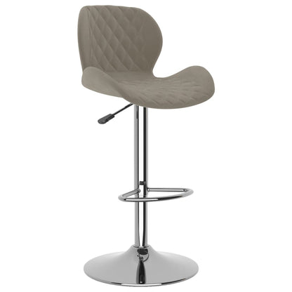 Barhocker 2 Stk. Hellgrau Samt - Pazzar.ch
