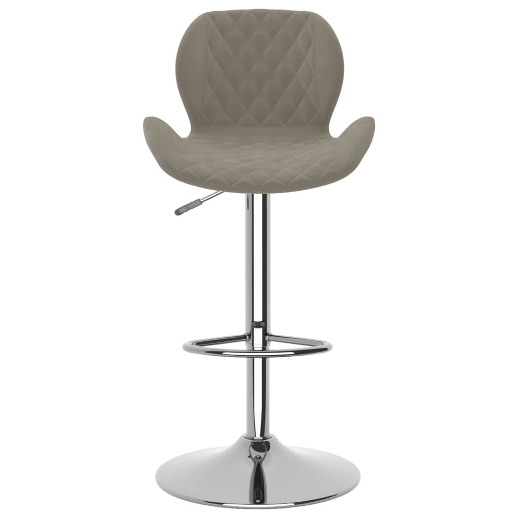 Barhocker 2 Stk. Hellgrau Samt - Pazzar.ch