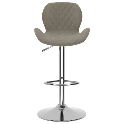 Barhocker 2 Stk. Hellgrau Samt - Pazzar.ch