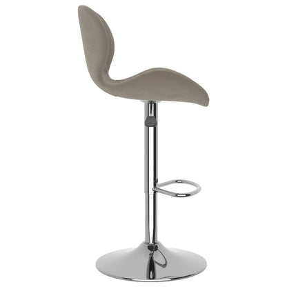 Barhocker 2 Stk. Hellgrau Samt - Pazzar.ch