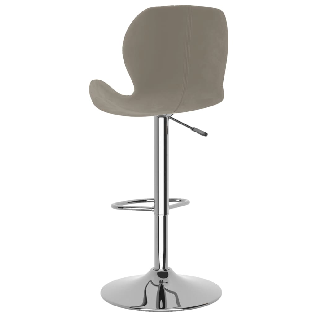 Barhocker 2 Stk. Hellgrau Samt - Pazzar.ch