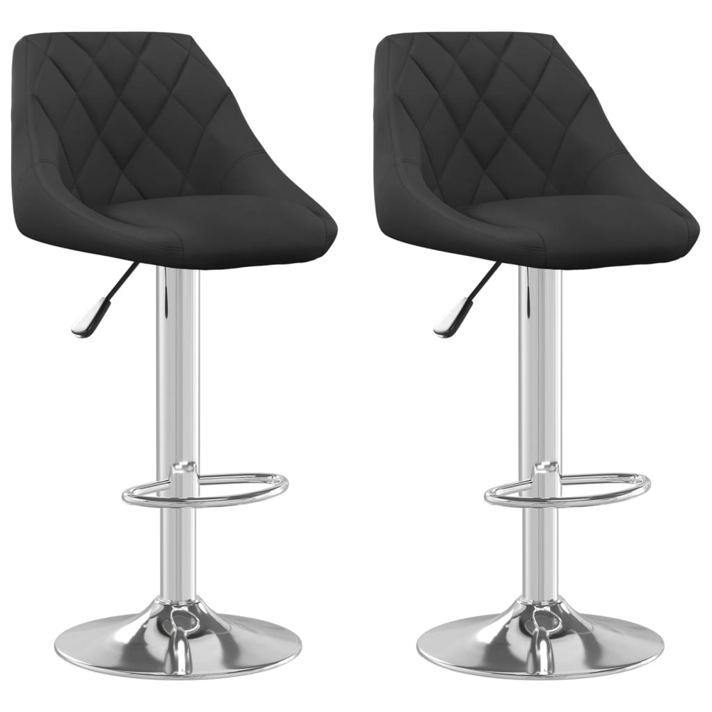 Barhocker 2 Stk. Schwarz Samt - Pazzar.ch