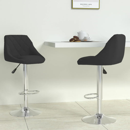 Barhocker 2 Stk. Schwarz Samt - Pazzar.ch