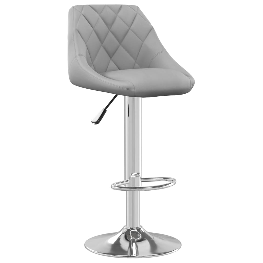 Barhocker 2 Stk. Hellgrau Samt - Pazzar.ch