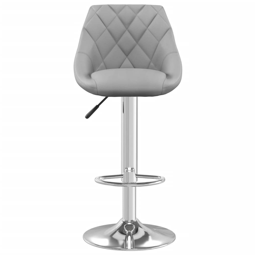 Barhocker 2 Stk. Hellgrau Samt - Pazzar.ch