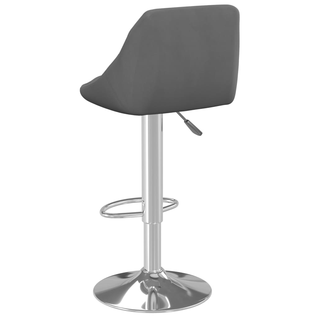 Barhocker 2 Stk. Dunkelgrau Samt - Pazzar.ch