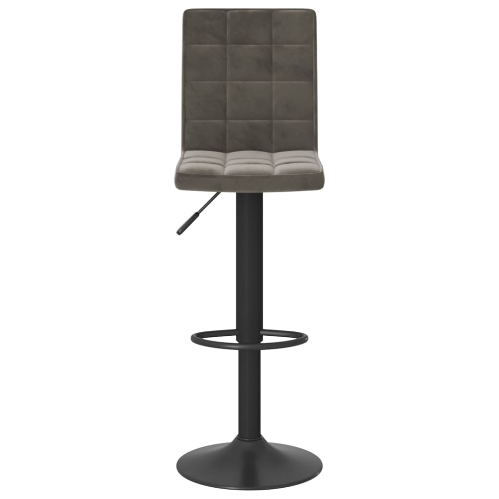 Barhocker 2 Stk. Dunkelgrau Samt - Pazzar.ch