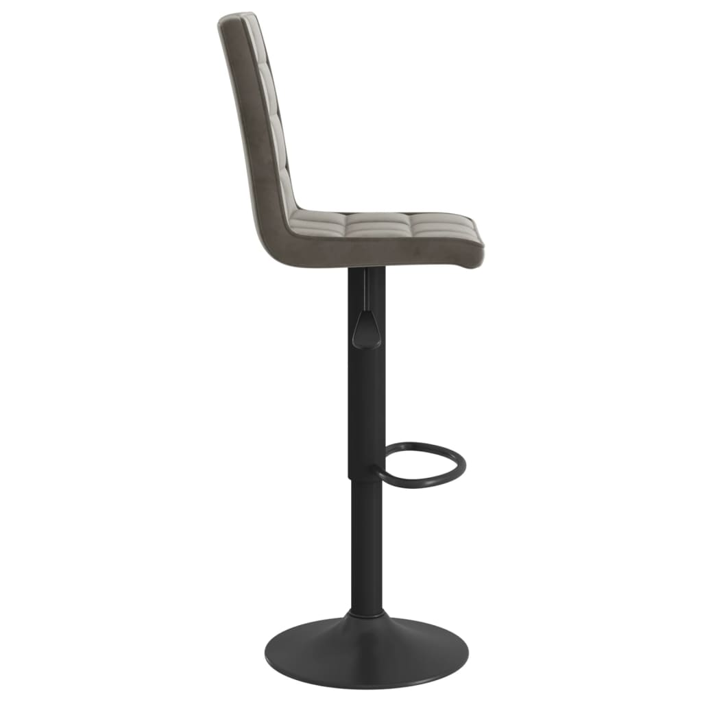Barhocker 2 Stk. Dunkelgrau Samt - Pazzar.ch