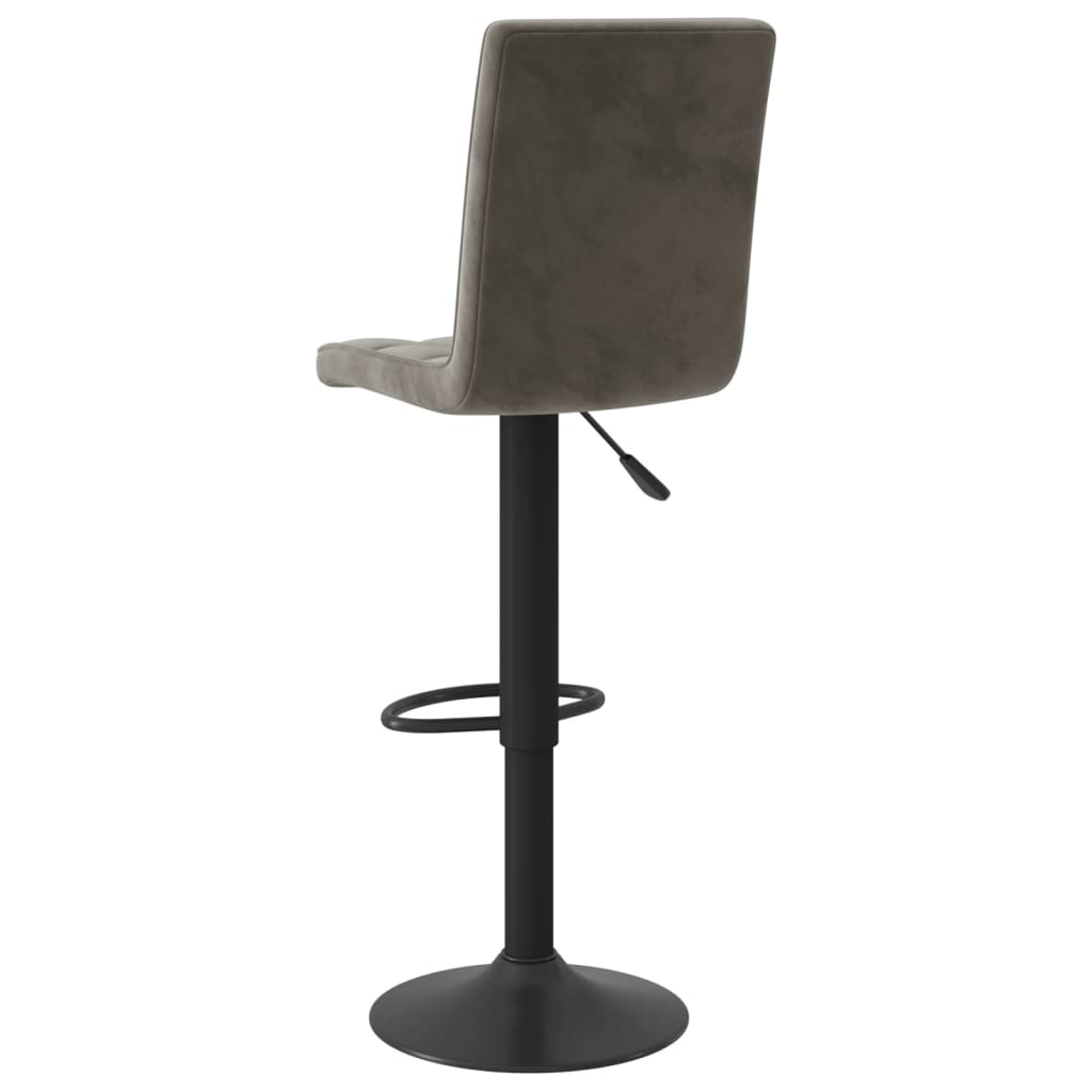 Barhocker 2 Stk. Dunkelgrau Samt - Pazzar.ch