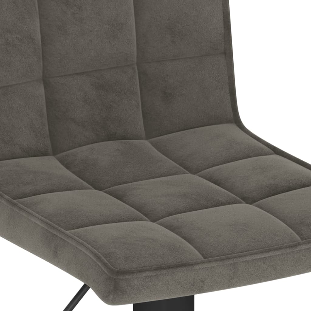 Barhocker 2 Stk. Dunkelgrau Samt - Pazzar.ch