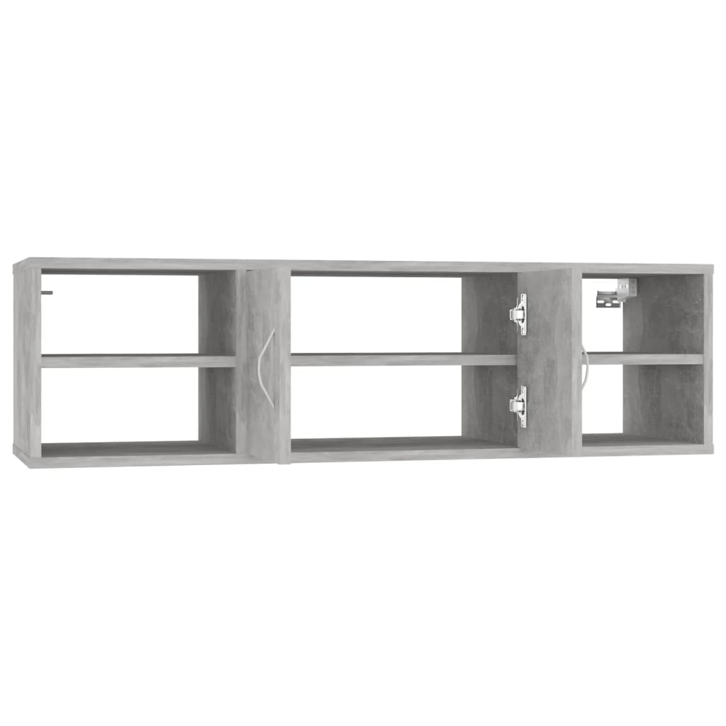 Wandregal Betongrau 102x30x29 cm Holzwerkstoff - Pazzar.ch
