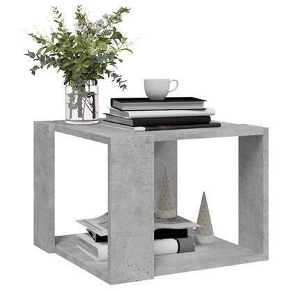 Couchtisch Betongrau 40x40x30 cm Holzwerkstoff - Pazzar.ch