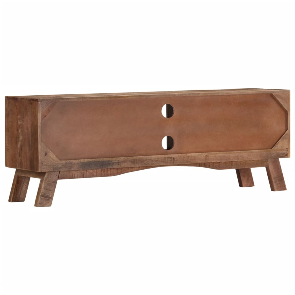 TV-Schrank 110x30x40 cm Raues Mangoholz - Pazzar.ch
